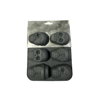 Mixology Silicone Ice Molds Skull Halloween!  Goth!  Hot Topic !!! NWT